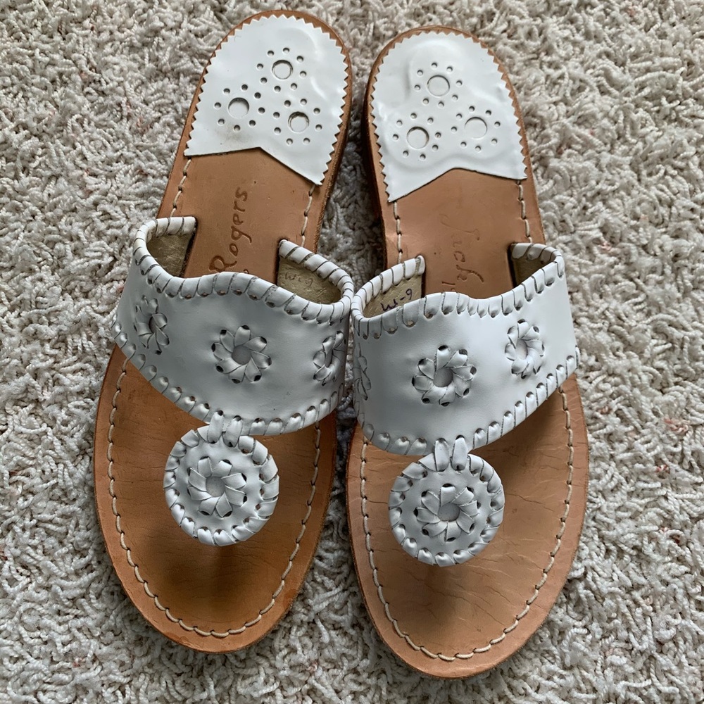 EUC Authentic White Jack Rogers